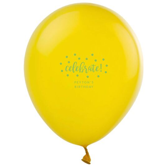 Confetti Dots Celebrate Latex Balloons